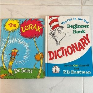 Dr. Seuss The Lorax and Dictionary Book Set